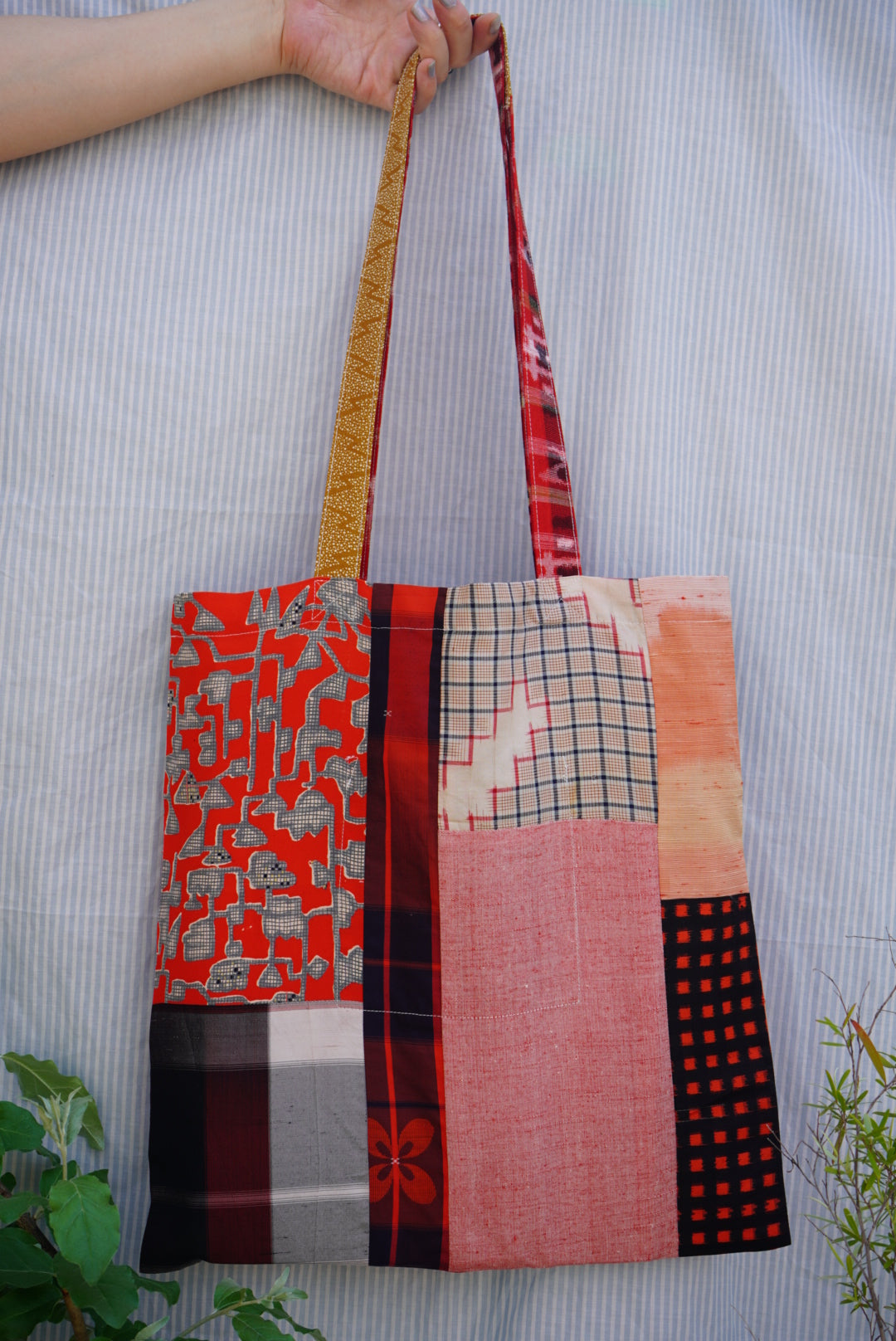 Kimono Patchwork Tote Bag A3-14