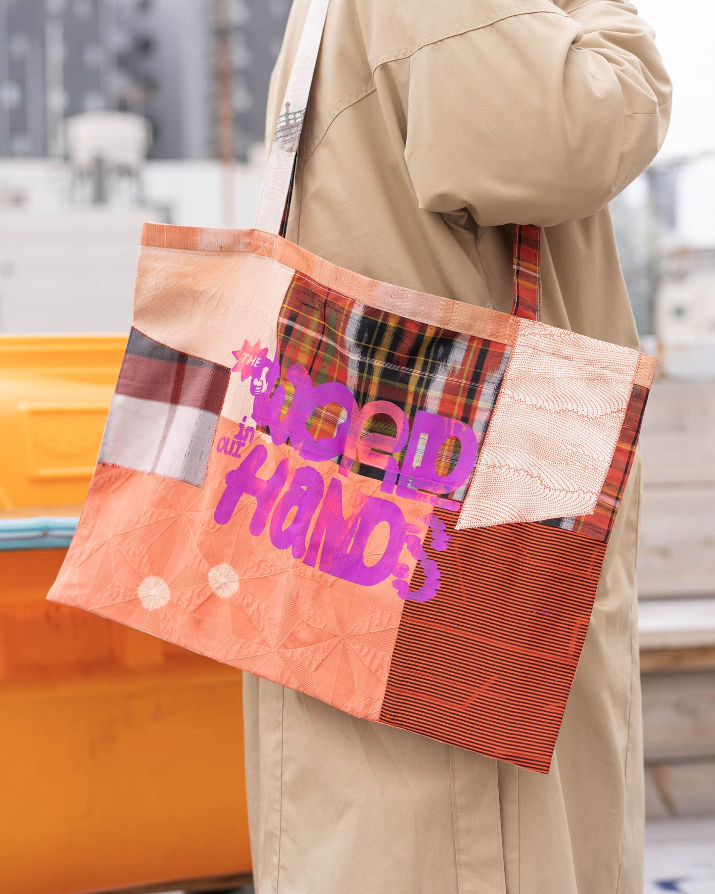 Kimono Patchwork Tote Bag A3-2