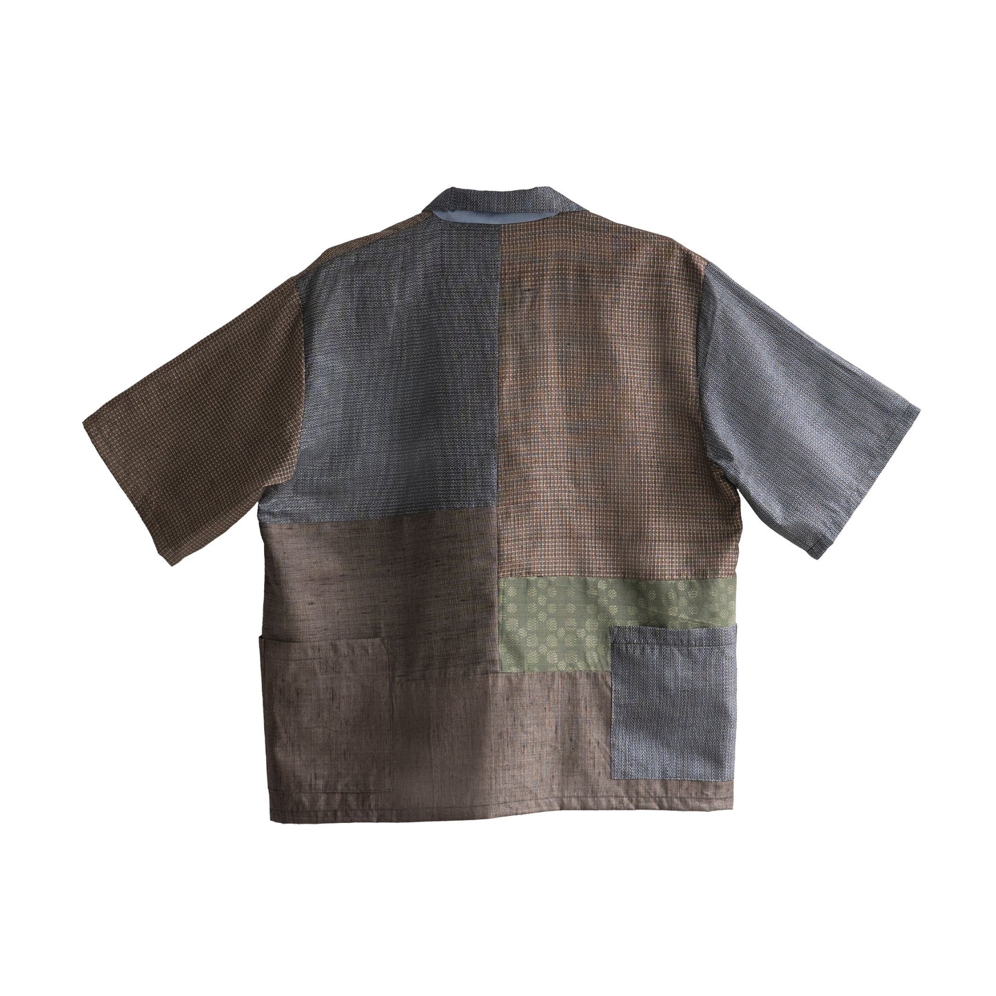 Kimono Working Shirts - Brown 02 M