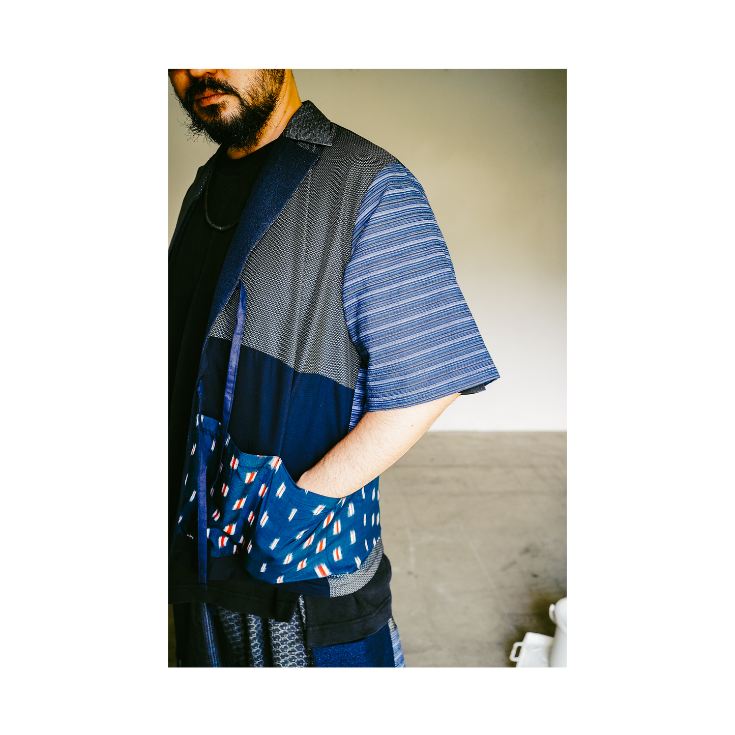 Kimono Working Pants - Blue 01 M