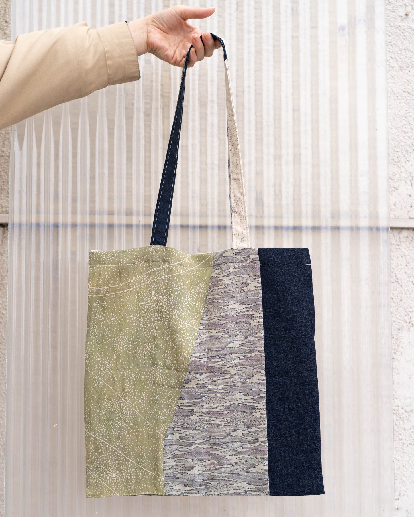 Kimono Patchwork Tote Bag A3-8