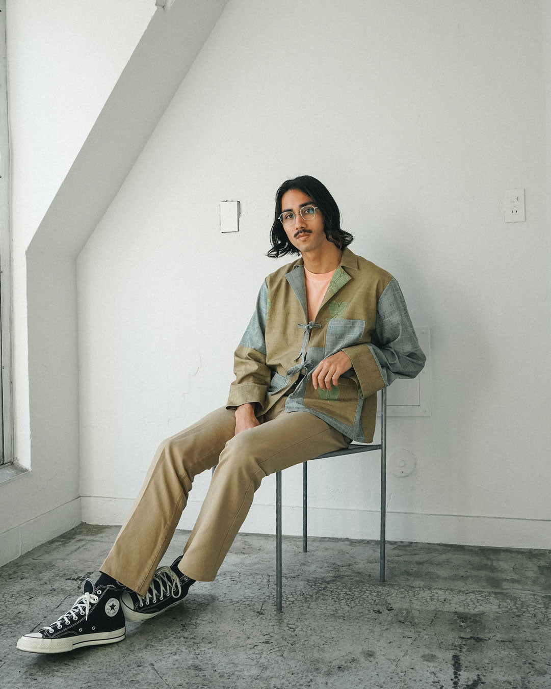 Kimono Long Sleeve Shirt - Kiwi 02 L
