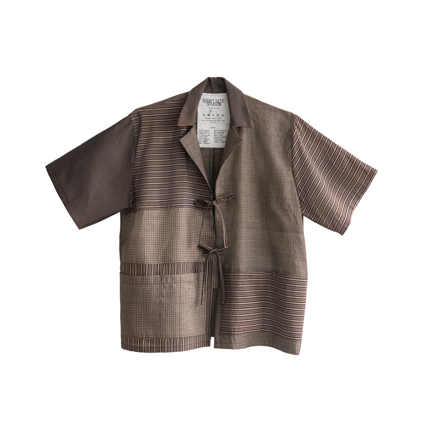 Kimono Working Shirts - Brown 01-2 M