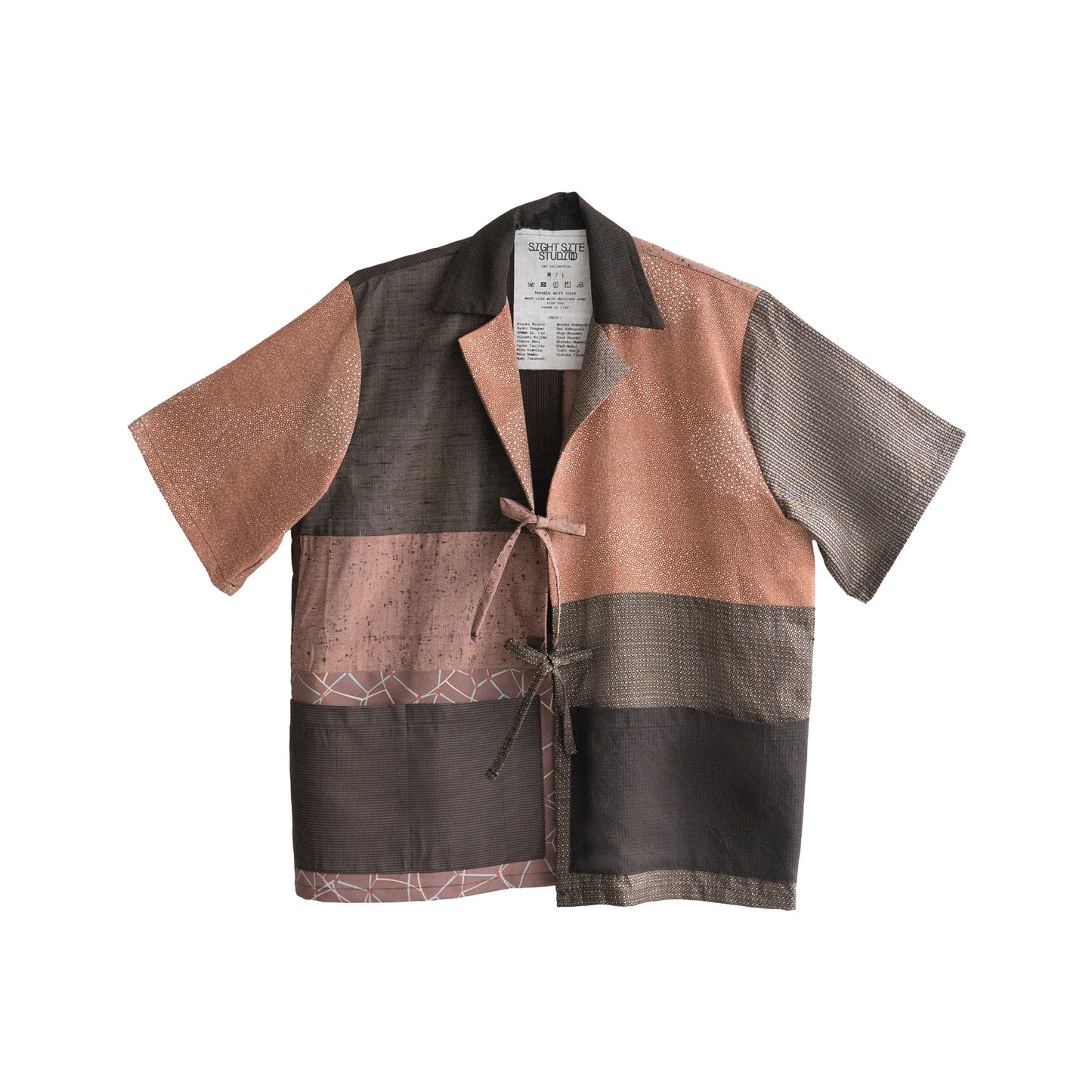Kimono Working Shirts - Brown 03 M