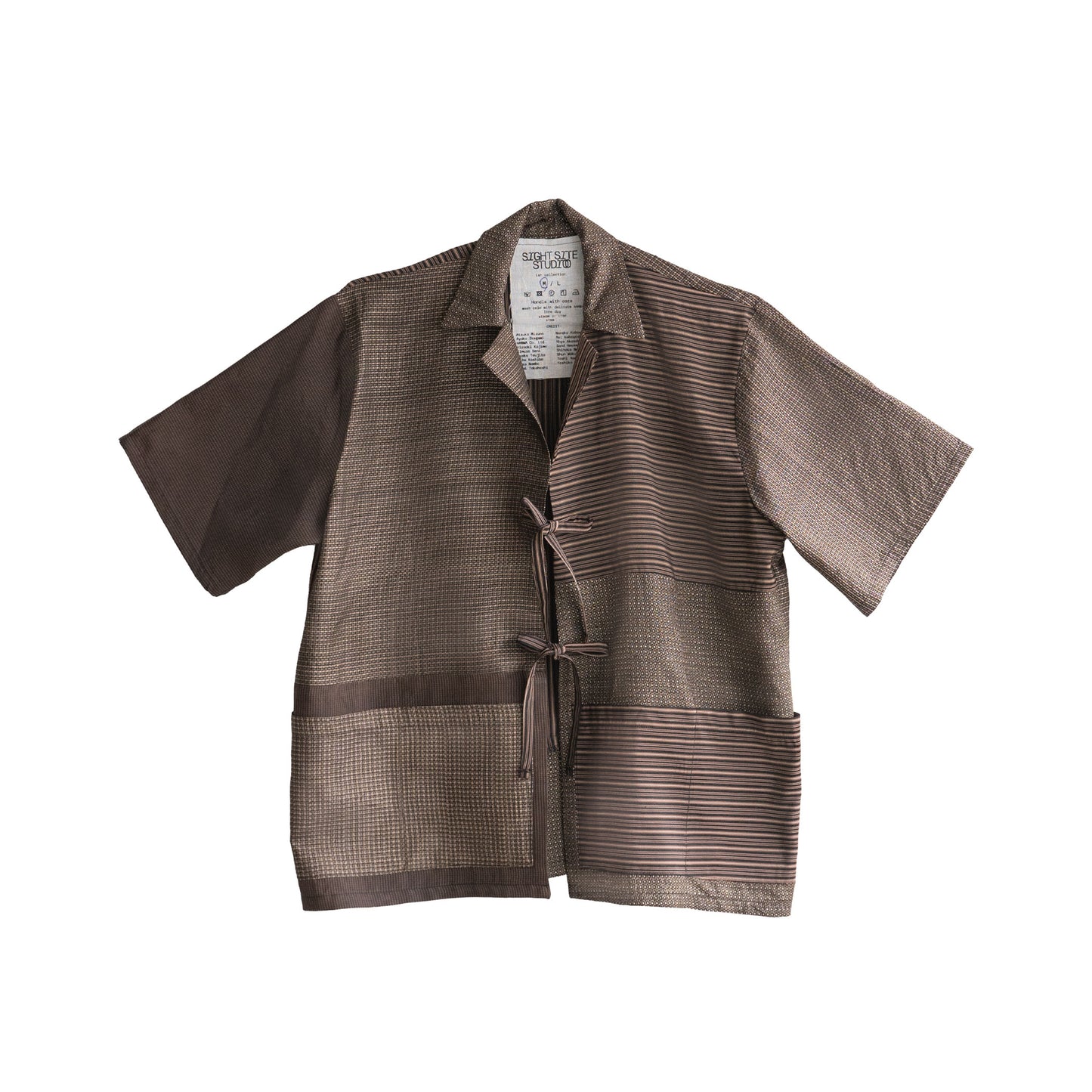 Kimono Working Shirts - Brown 01 M