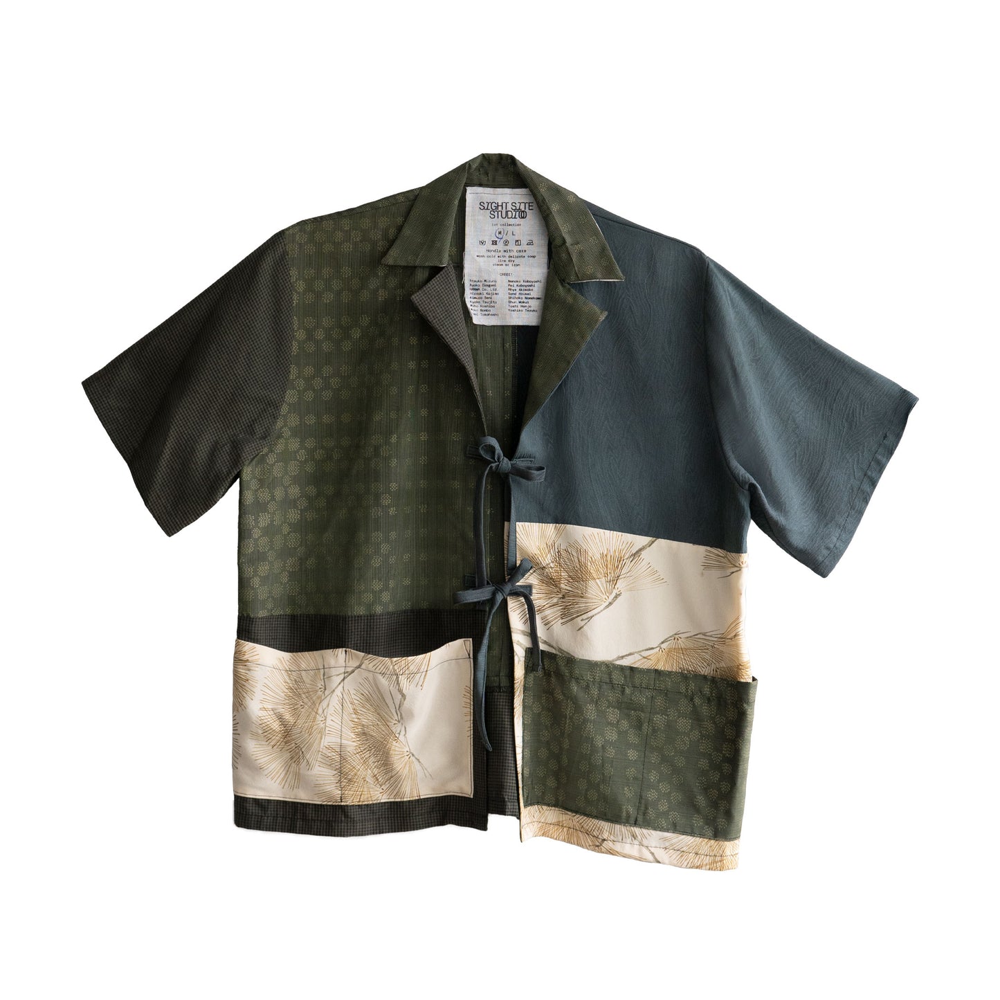 Kimono Working Shirts - Green 04 M