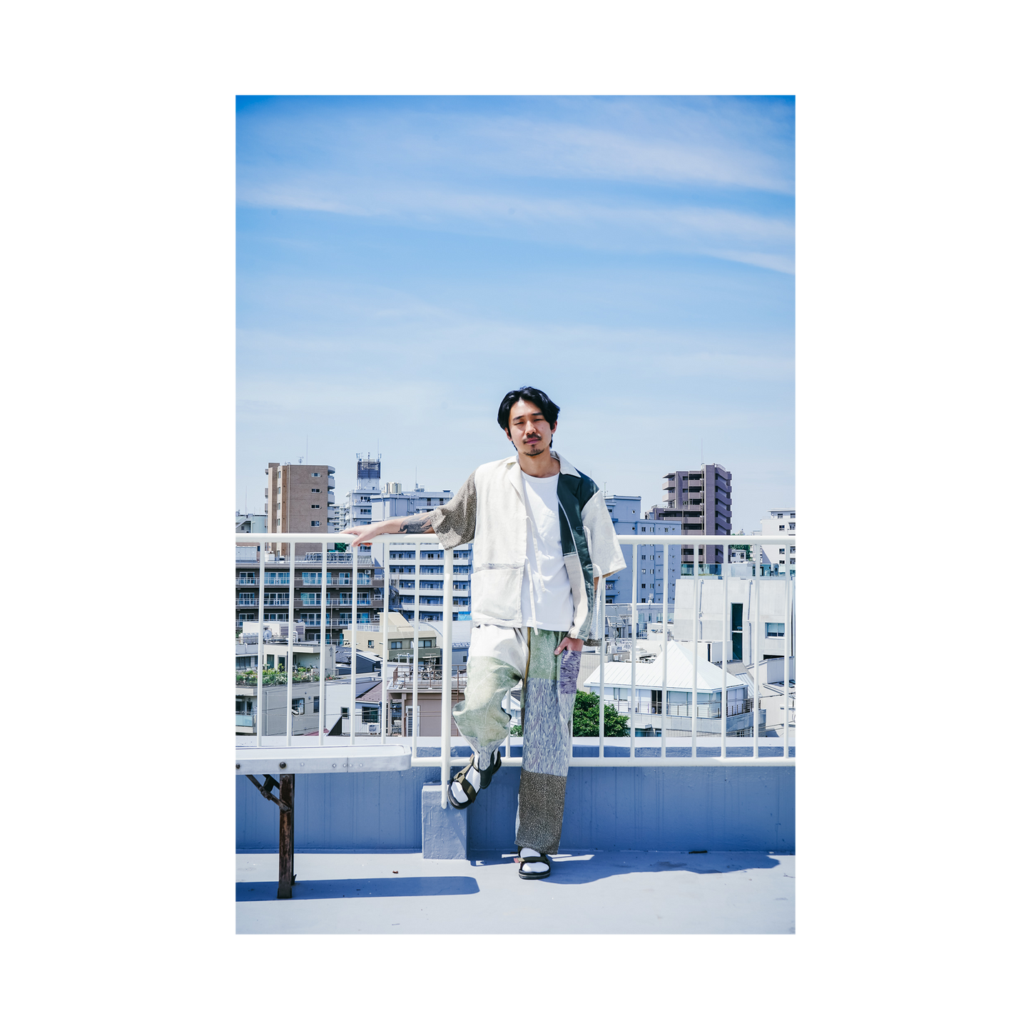 Kimono Working Pants - Green 03 L