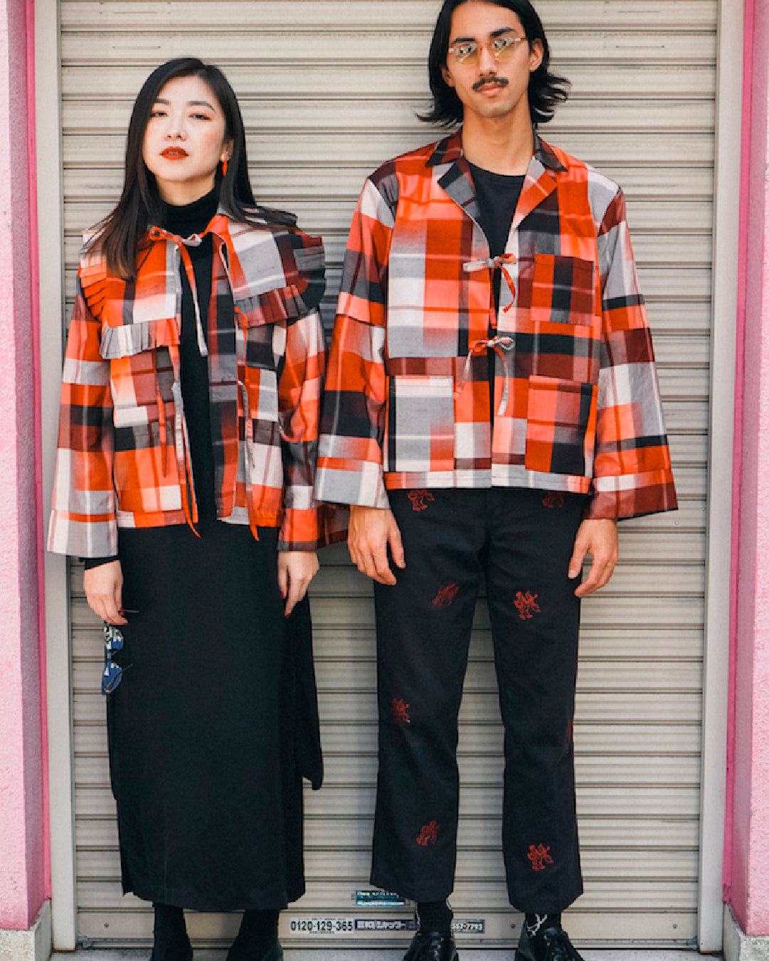 Kimono Long Sleeve Shirt - Strawberry 04 M