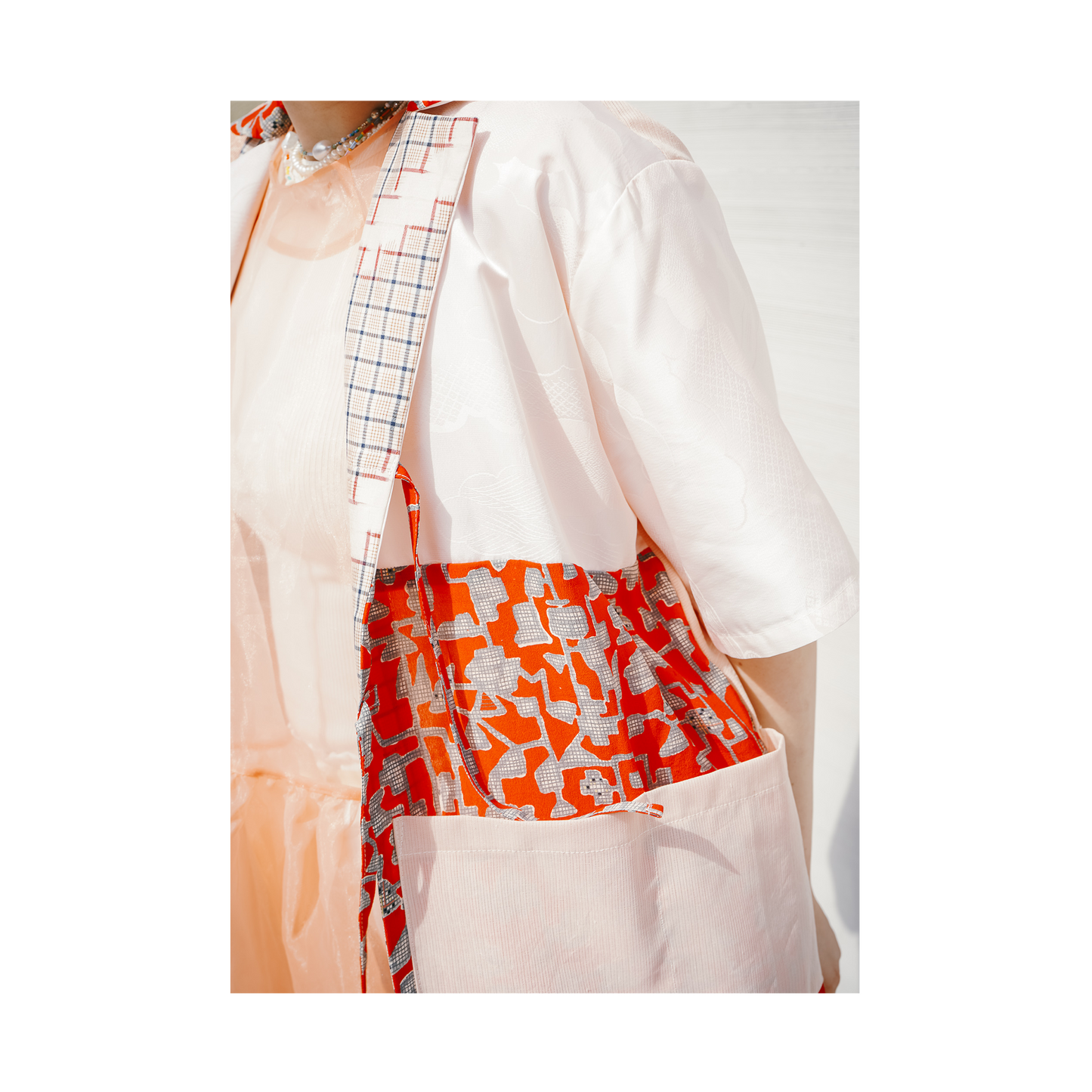 Kimono Working Shirts - Pink 05 L
