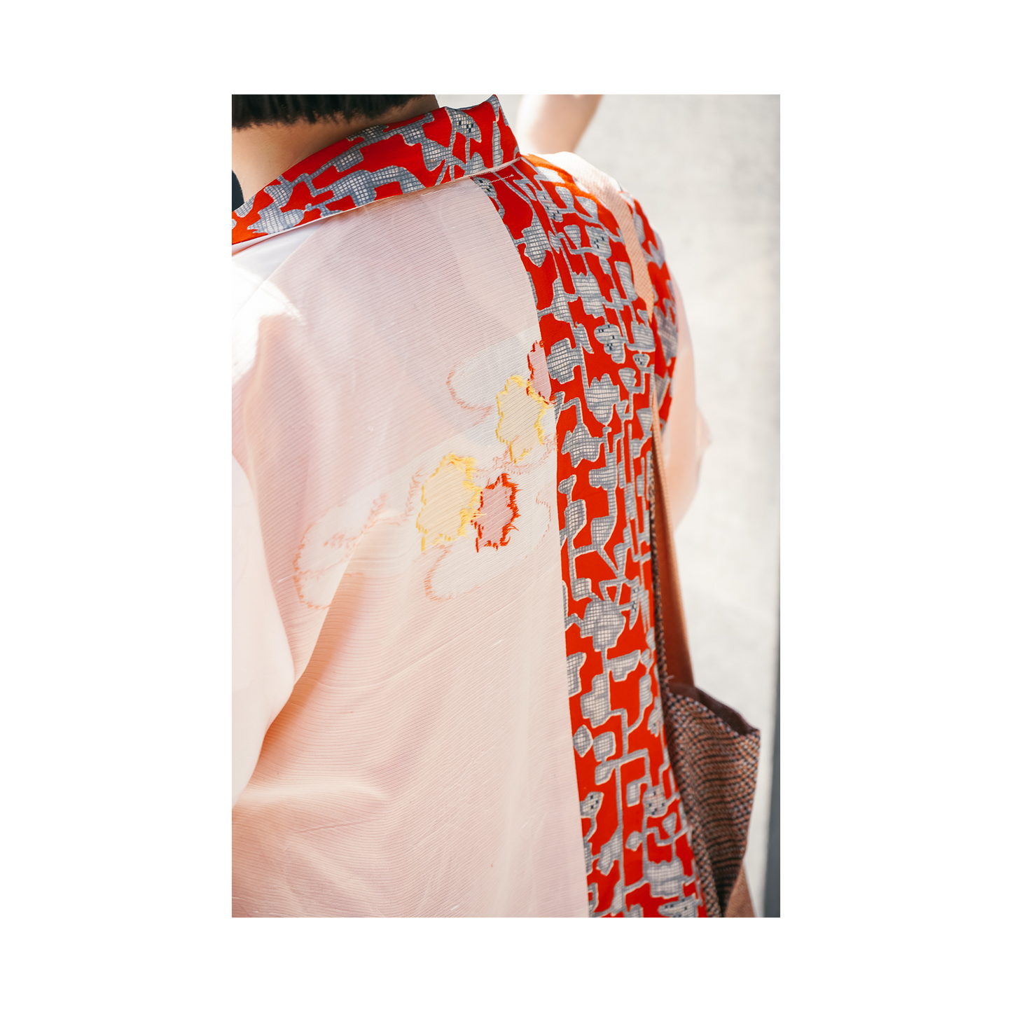 Kimono Working Shirts - Pink 05 L