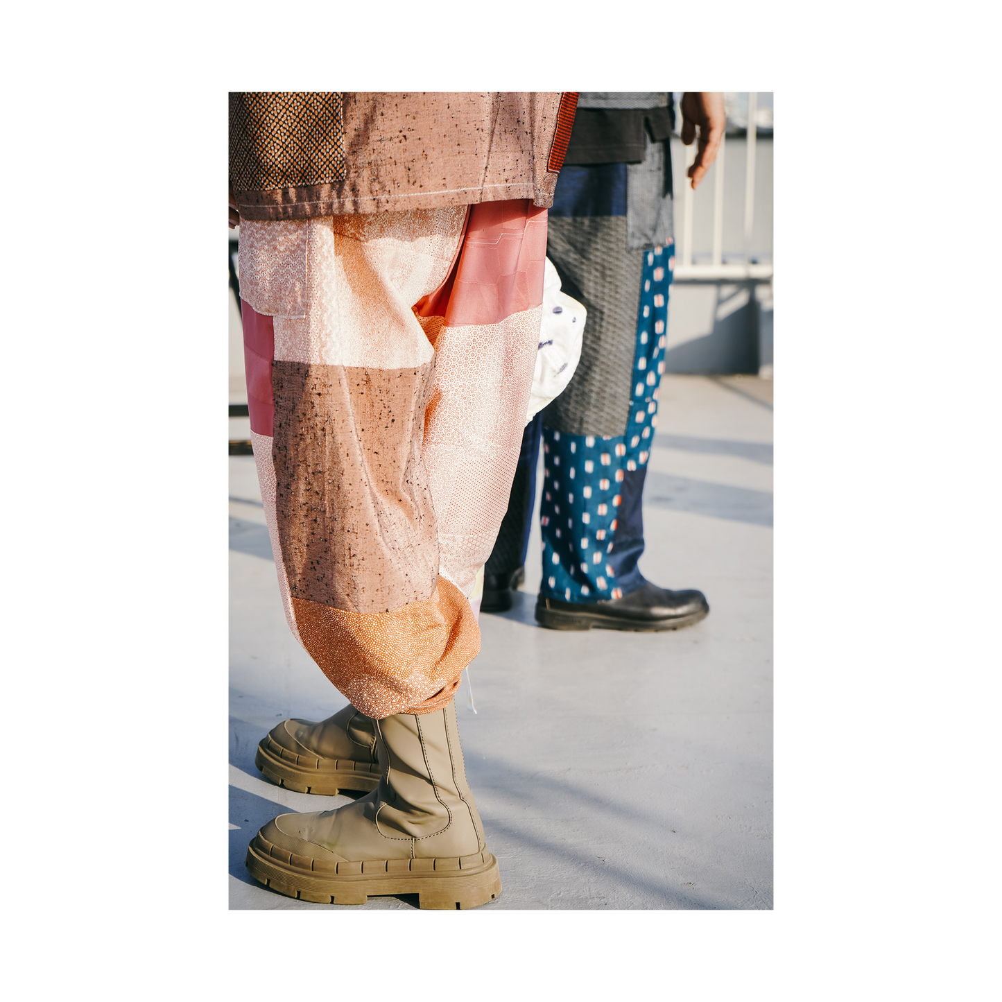 Kimono Working Pants - Pink 01 L