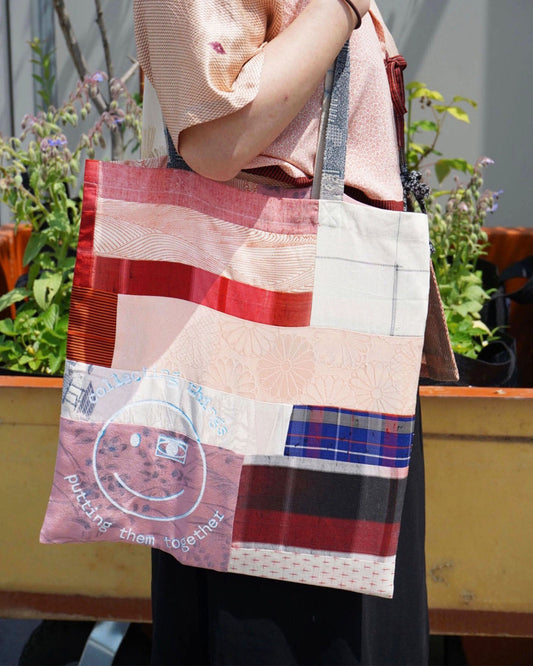 Kimono Patchwork Tote Bag A3-15