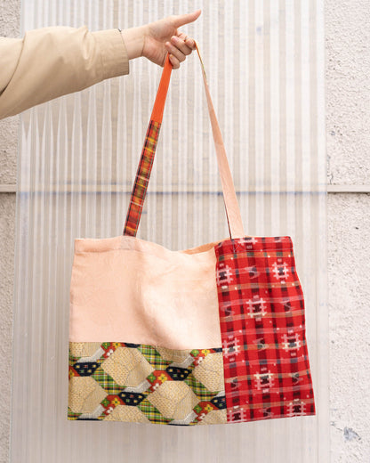 Kimono Patchwork Tote Bag A3-5