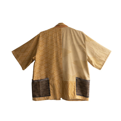 Kimono Working Shirts - Brown 04 L