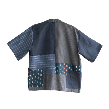 Kimono Working Shirts - Blue 01 L
