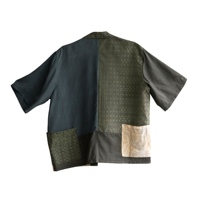 Kimono Working Shirts - Green 04 L