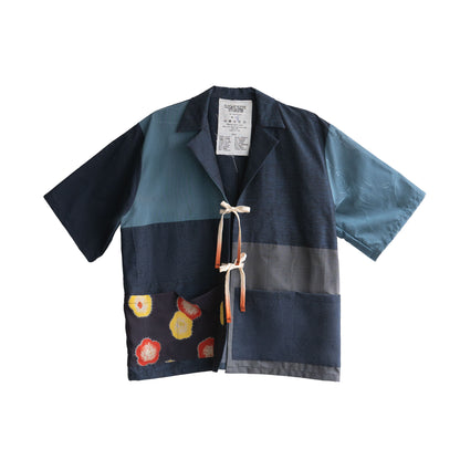 Kimono Working Shirts - Blue 02 L