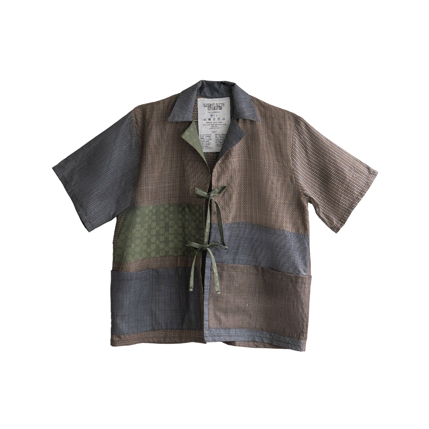 Kimono Working Shirts - Brown 02 M
