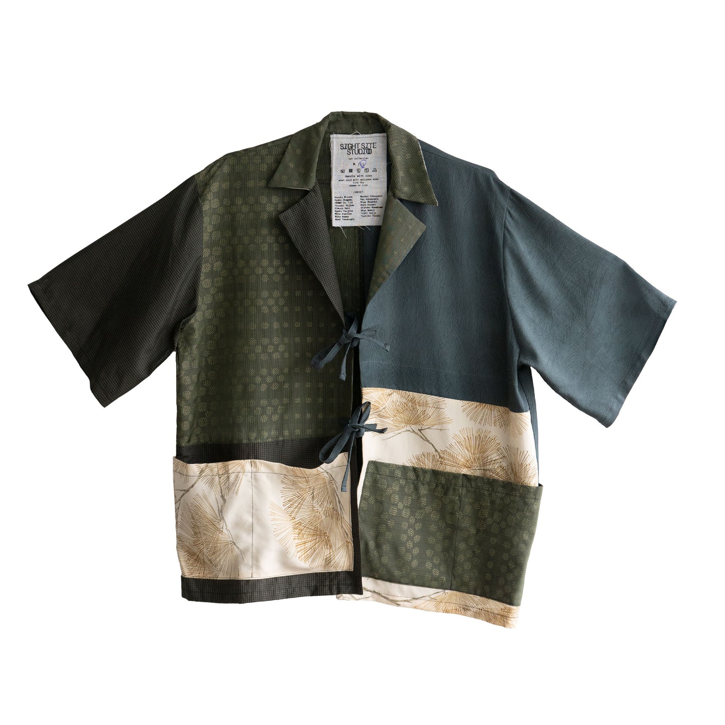 Kimono Working Shirts - Green 04 L