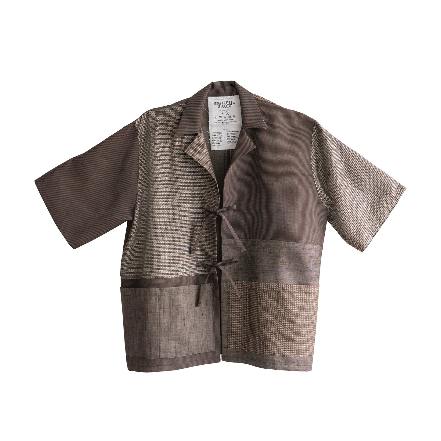 Kimono Working Shirts - Brown 01 L