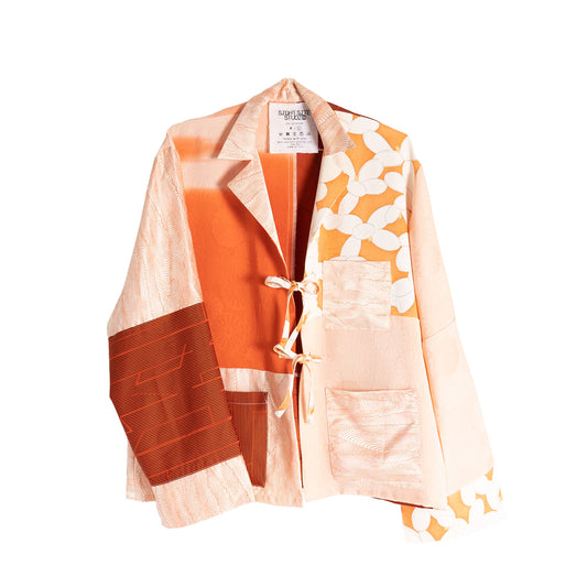 Kimono Long Sleeve Shirt - Peach 02 L