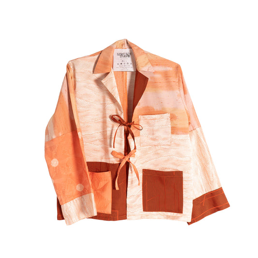 Kimono Long Sleeve Shirt - Peach 03 M